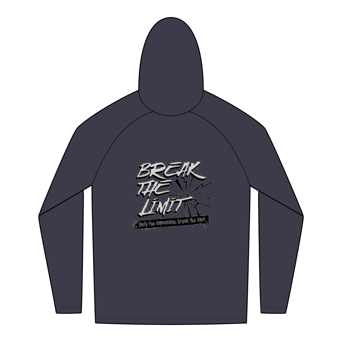 Break The Limit Hoodie – Athletic Black Pullover for High-Performance Training