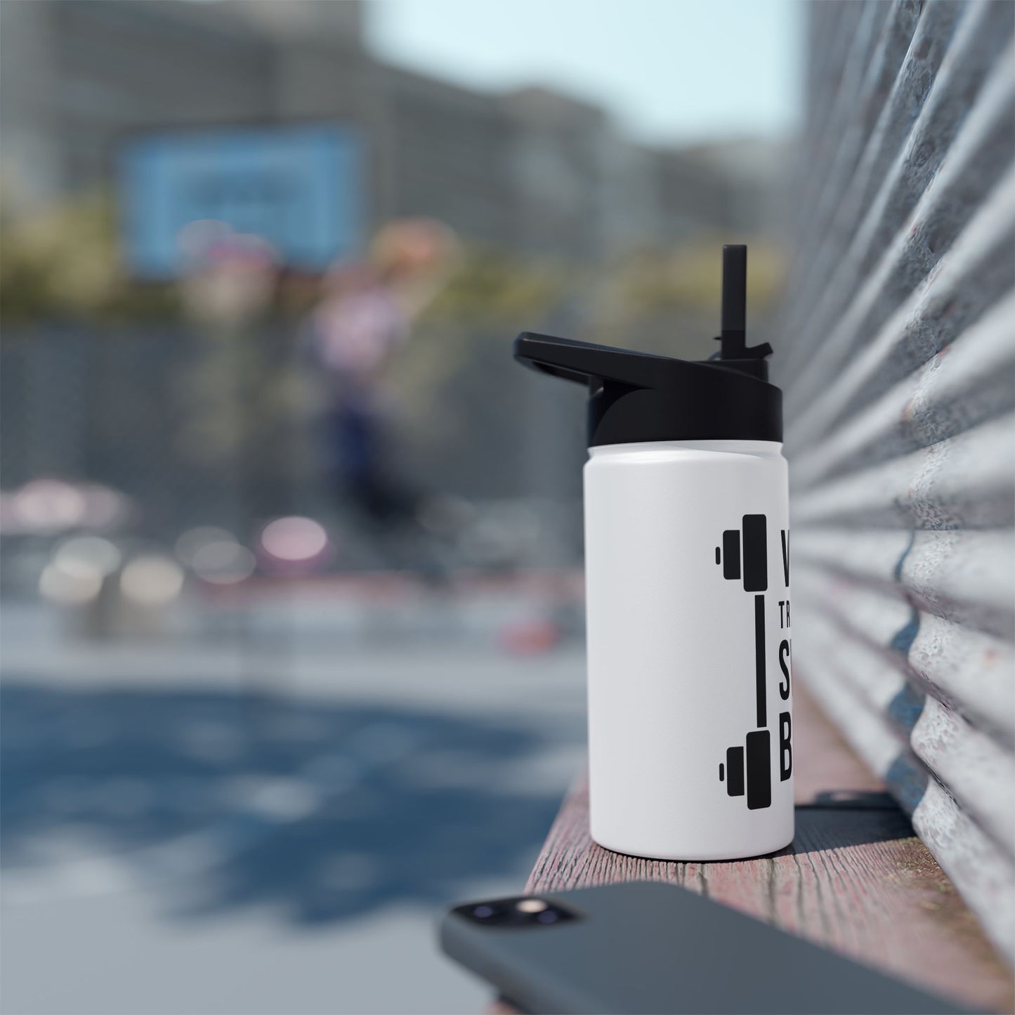 Vigor “Train Hard Sweat Blood” Stainless Steel Water Bottle