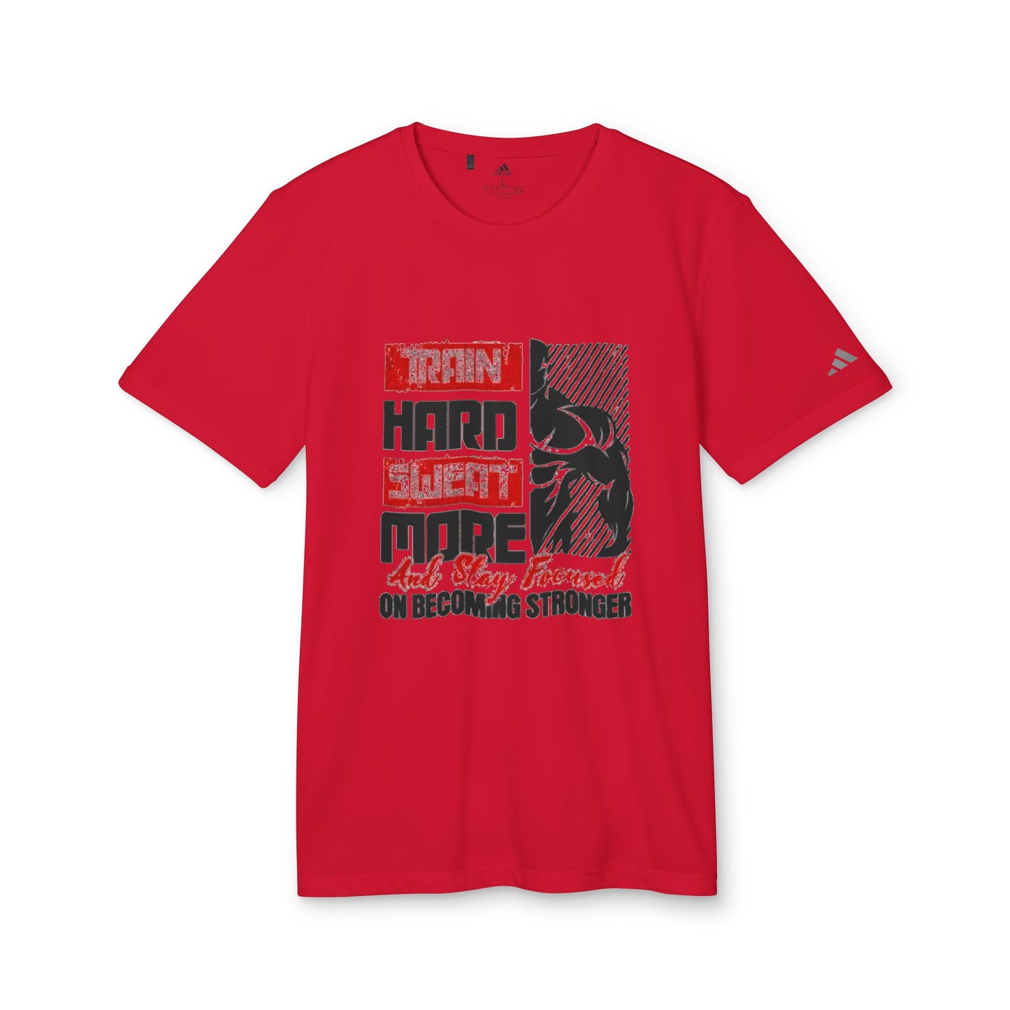 Train Hard, Sweat More” Sport T-Shirt – Adidas Performance