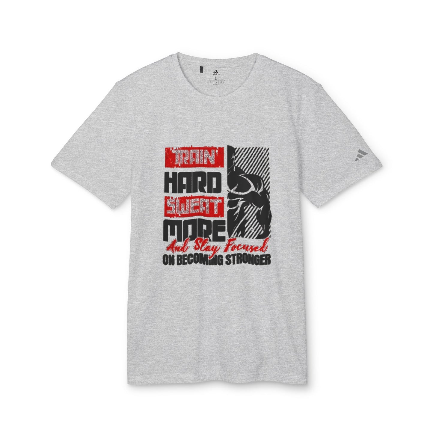 Train Hard, Sweat More” Sport T-Shirt – Adidas Performance
