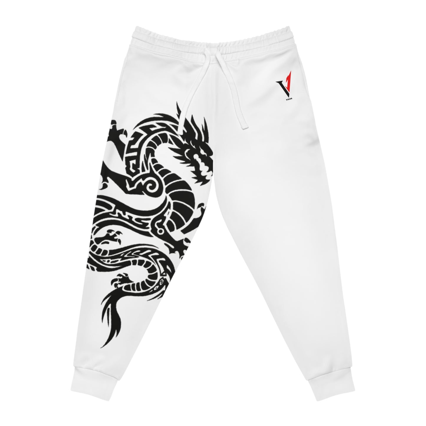 Black Tribal Dragon Joggers – Athletic Dragon Sweatpants