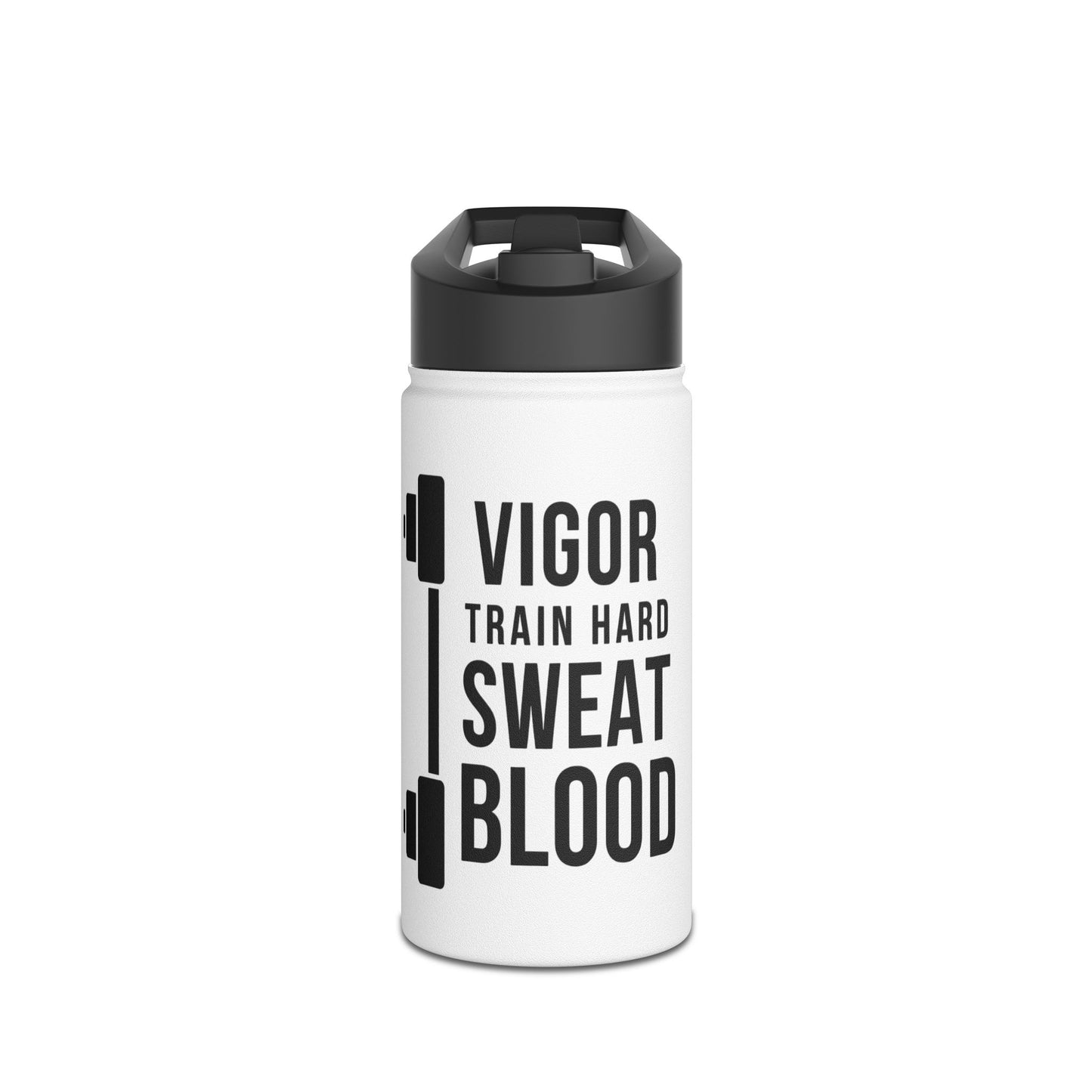 Vigor “Train Hard Sweat Blood” Stainless Steel Water Bottle