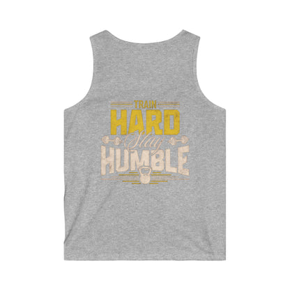 Train Hard Stay Humble – Men's Workout Tank