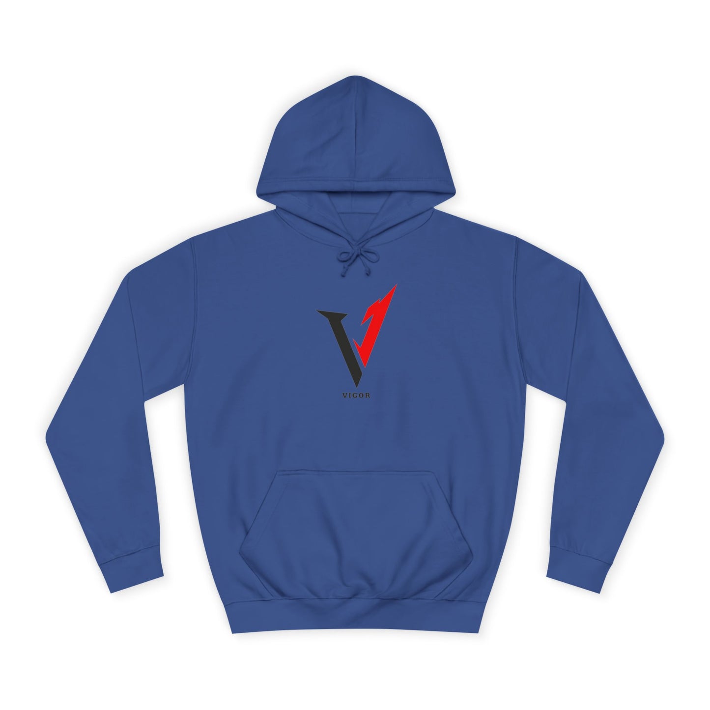 V1 College Hoodie – “Here and Now” Graphic