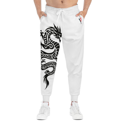 Black Tribal Dragon Joggers – Athletic Dragon Sweatpants