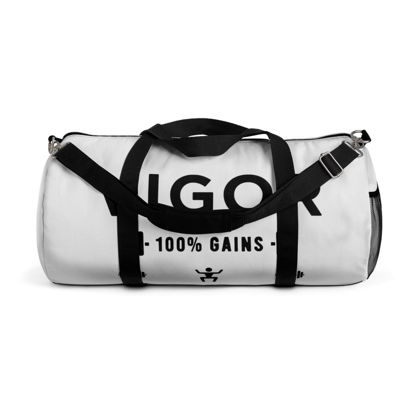 Vigor 100% Gains Gym Duffel Bag