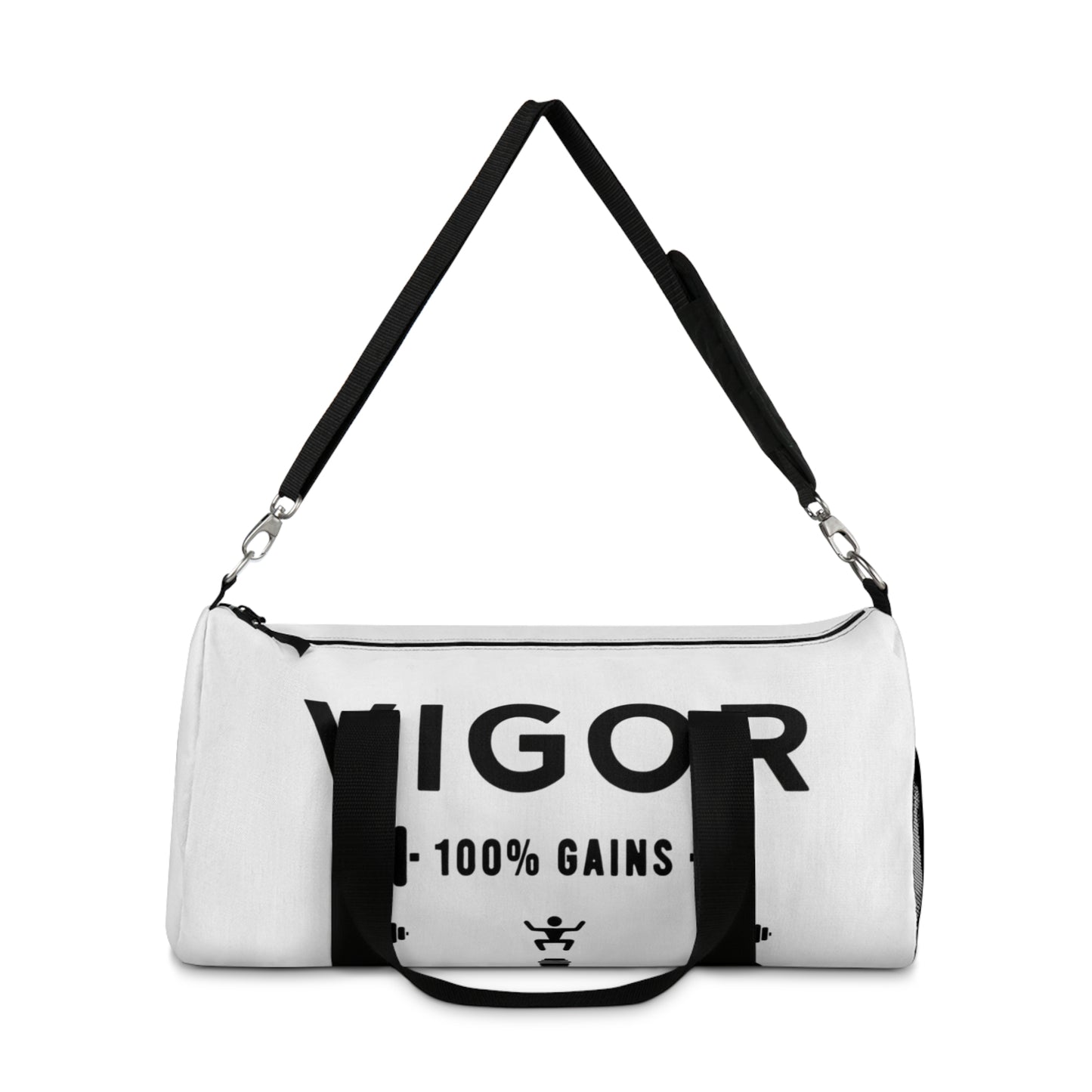 Vigor 100% Gains Gym Duffel Bag