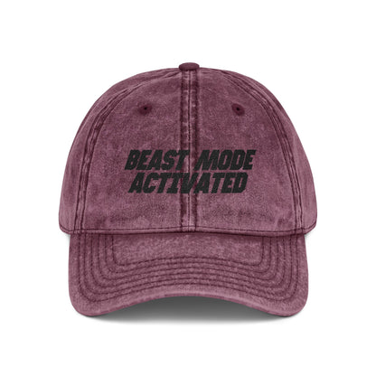 Beast Mode Activated Vintage Cap