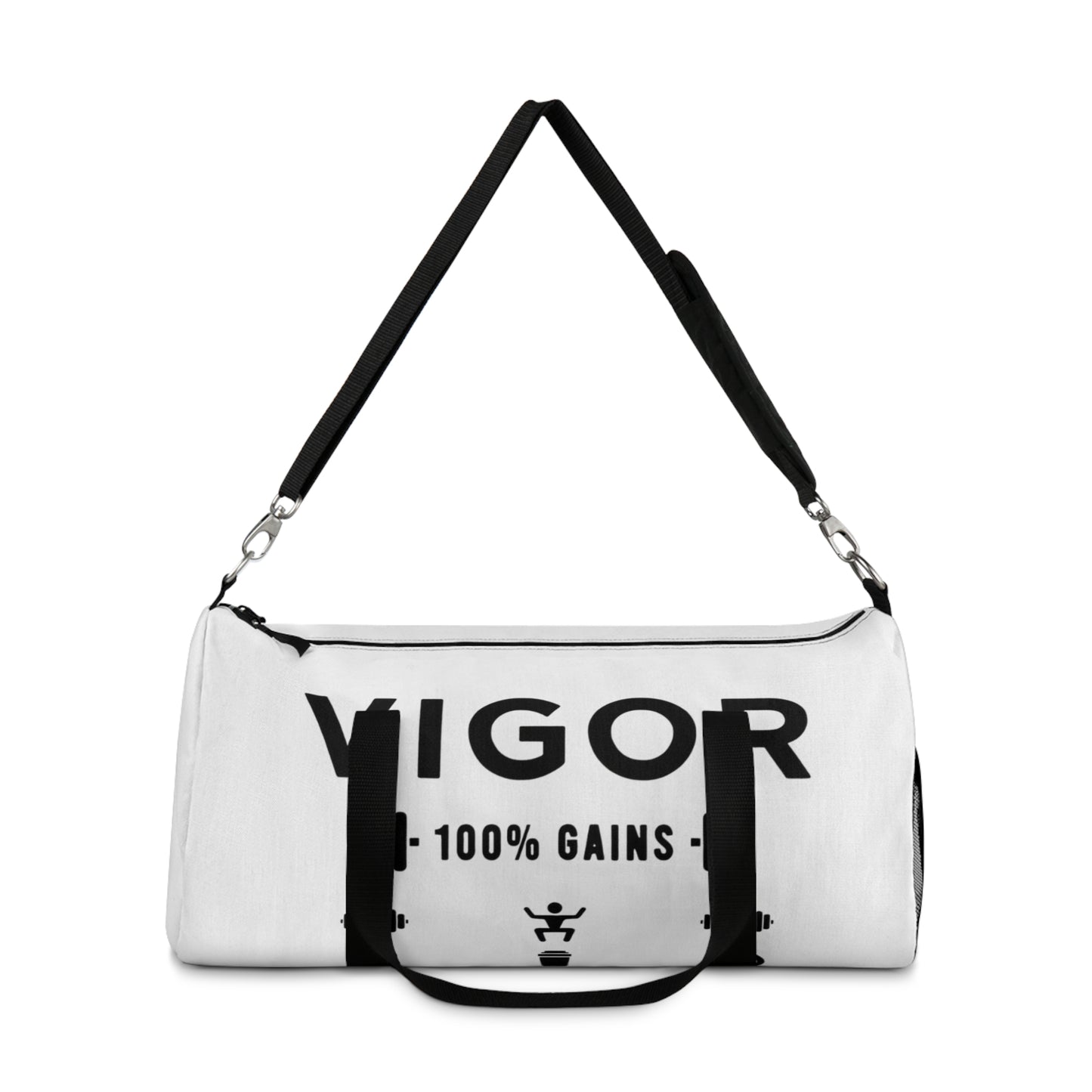 Vigor 100% Gains Gym Duffel Bag
