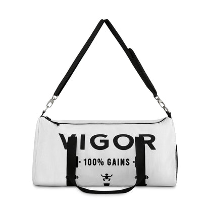 Vigor 100% Gains Gym Duffel Bag