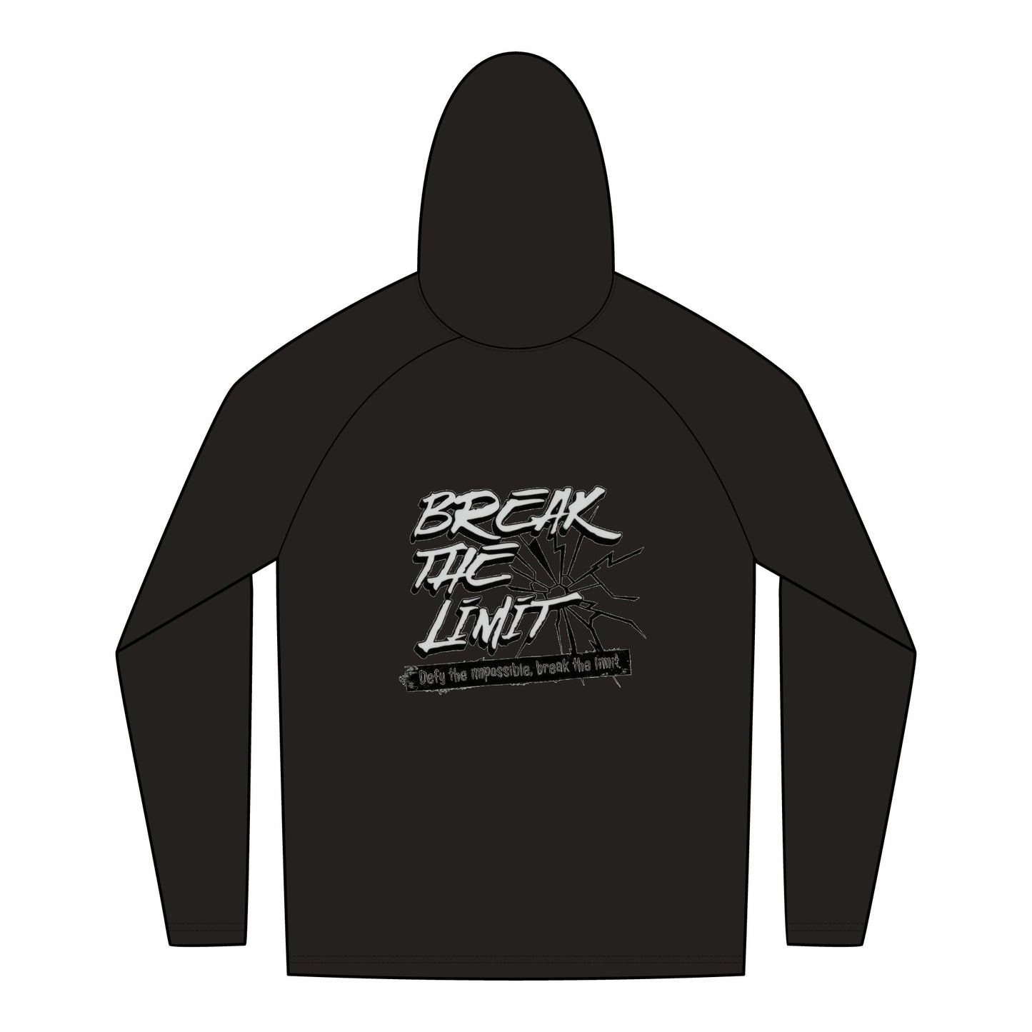 Break The Limit Hoodie – Athletic Black Pullover for High-Performance Training