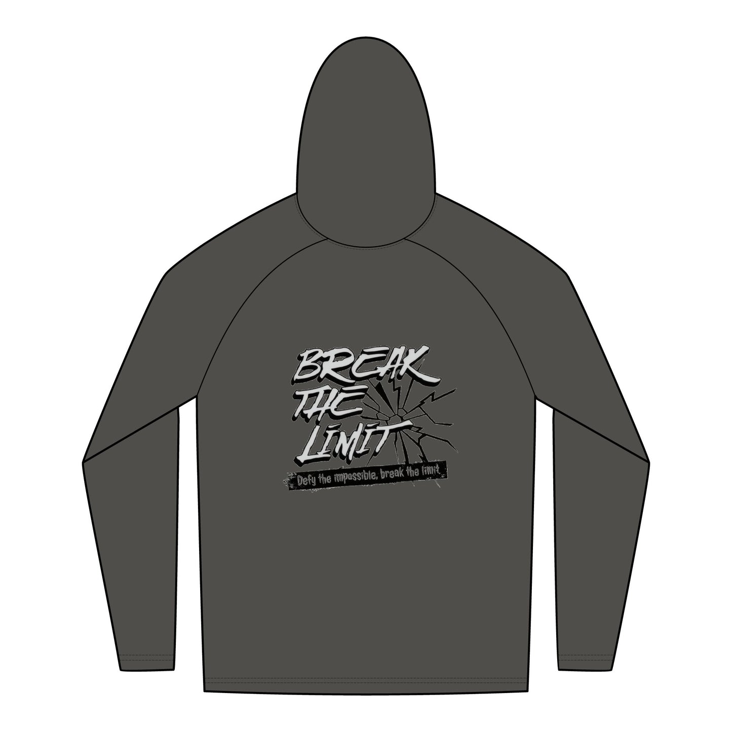 Break The Limit Hoodie – Athletic Black Pullover for High-Performance Training