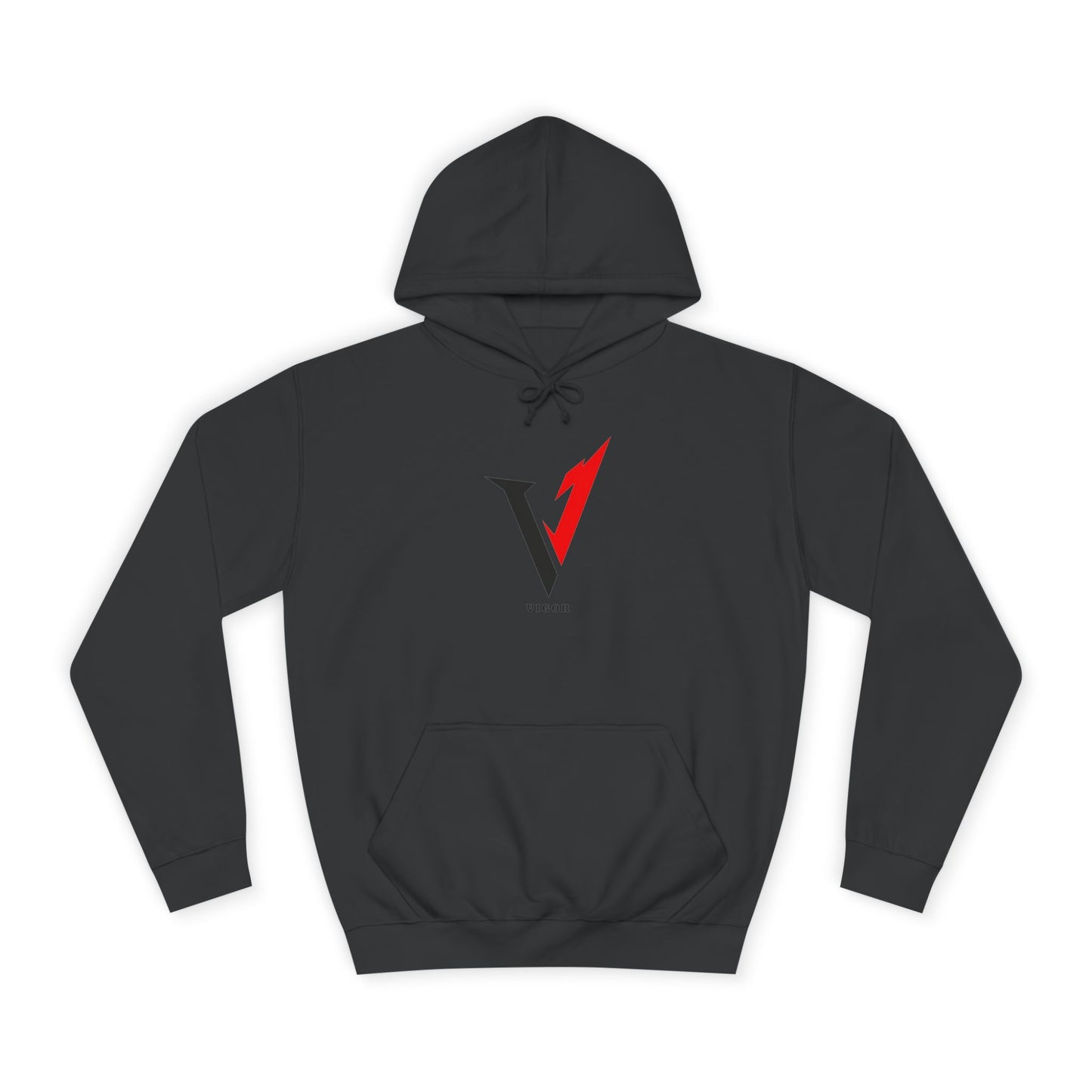 V1 College Hoodie – “Here and Now” Graphic
