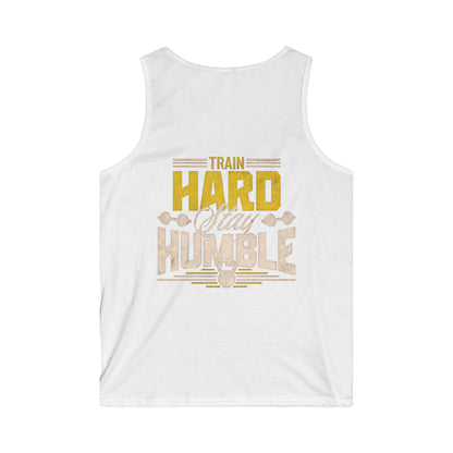 Train Hard Stay Humble – Men's Workout Tank