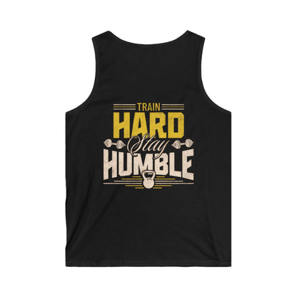 Train Hard Stay Humble – Men's Workout Tank