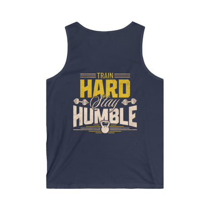 Train Hard Stay Humble – Men's Workout Tank