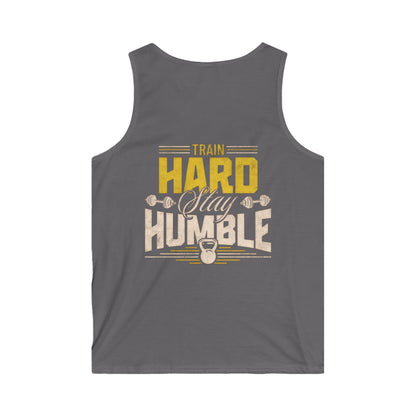 Train Hard Stay Humble – Men's Workout Tank