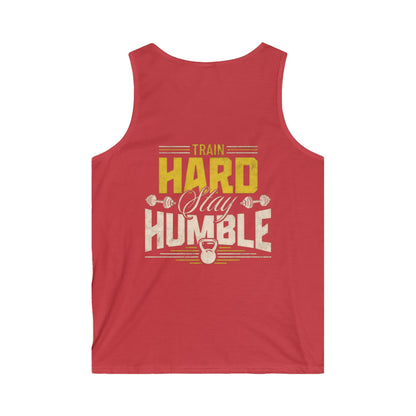 Train Hard Stay Humble – Men's Workout Tank