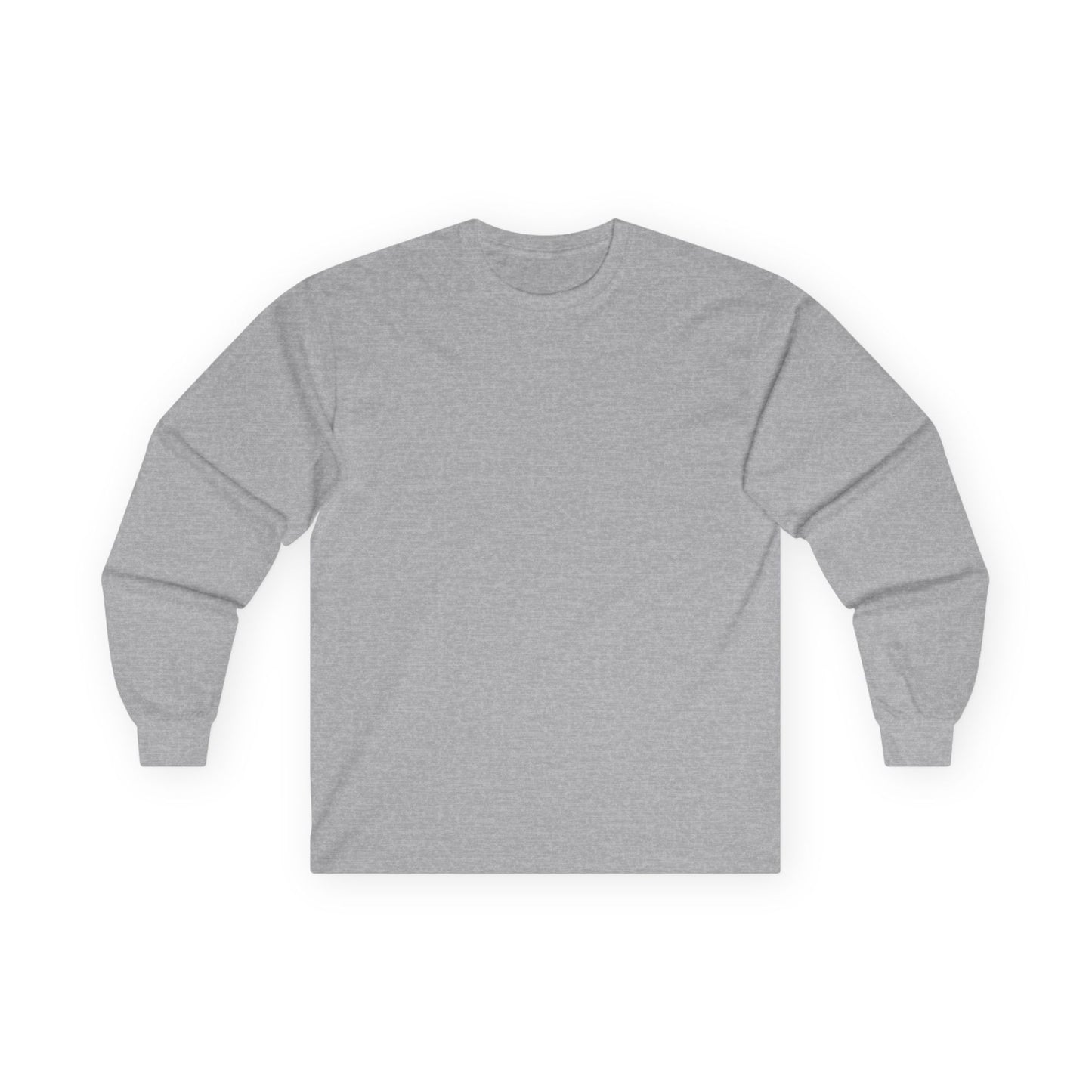 “ONE” Stacked Block Long Sleeve Tee – Gray &amp; Yellow
