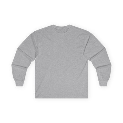 “ONE” Stacked Block Long Sleeve Tee – Gray &amp; Yellow