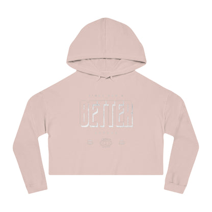 Vigor Women's Crop Hoodie – Bold “V” Graphic